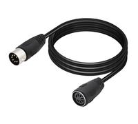 HTGuoji Câble DIN 7 broches Midi 7 broches DIN mâle vers femelle Interface contrôleur Câble audio pour systèmes stéréo Bang & Olufsen, Naim, Quad (1,5 m)