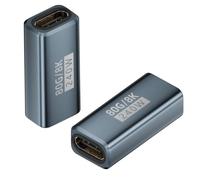 HTGuoji Lot de 2 coupleurs USB C 80 Gbit/s, PD 240 W Type C femelle vers femelle prenant en charge l'affichage vidéo 8K @ 60 Hz pour Thunderbolt 5/4/3, MacBook Pro/Air, iPad, ordinateur portable