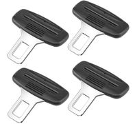 HTGWCG Clips de Ceinture de Sécurité 4 Pièces Alarme Ceinture Sécurité Boucle Ceinture Voiture Universel Ceinture Sécurité pour Voiture pour Arrêter Le Son d'Avertissement (Argent)