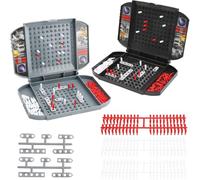 HTGWCG Jeu de Bataille Navale Cadeau pour la Famille Battleship Jeu de Société Classique en Petit Format Jeu de Voyage et de Stratégie pour Enfants à Partir de 4 Ans et Plus
