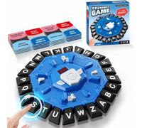 HTGWCG Jeu de mots, jeux de société pour enfants et adultes, avec 2 modes, 24 touches de lettres, jeu familial, jeux de fête avec minuterie d'affichage, jeu de puzzle pour garçons et filles, 2 à 8