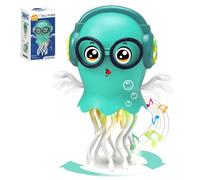 HTGWCG Méduse Dansante Electrique, Jouet Electrique Rampant avec Lumière et Son, Dansante Électrique avec LED Et Musique,Méduse Électrique Et Automatique À Esquive,Cadeau pour Filles et Garçons