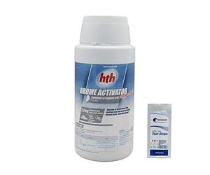 HTH Brome ACTIVATOR Oxygen Shock Granulés - 2,3kg | Activateur de Brome - Oxygène Actif Choc - Désinfection Choc sans Chlore - Dissolution Rapide + 10 Tests HPS OFFERTS 6 en 1