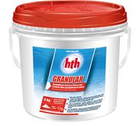 HTH GRANULAR Granulés - 5kg | Chlore Choc Non Stabilisé - Désinfection Choc