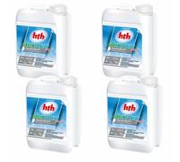 HTH Green to blue Shock - rattrapage eaux verte sans chlore - 20 L (4 bidons de 5 L)