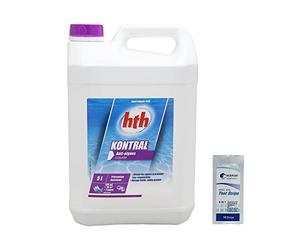 HTH KONTRAL Liquide - 5L | Anti-Algues - Standard + 10 Tests HPS OFFERTS 6 en 1