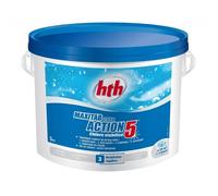 hth Maxitab Action 5 - Chlore stabilisé multifonction galet 200g