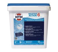 HTH Maxitab action 6 - chlore multiactions - Seau de 5 kg