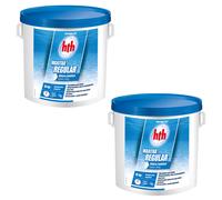HTH Maxitab regular - chlore lent Quantité - 20 kg (2 seaux de 10 kg)