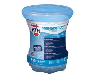HTH Mini-Easyclic - Diffuseur flottant Traitement complet au Chlore 750 g - Pour piscine 10 à 30 m³