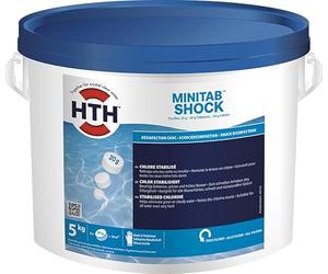 HTH MINITAB Shock Tablettes de chlore pour piscine 20 g 5 kg