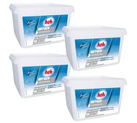 HTH Oxygen - oxygène actif multifonctions - 12,8 kg (4 seaux de 3,2 kg)