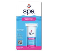 HTH Spa Care Lot de 25 bandelettes de test 6 voies pour spa et jacuzzi