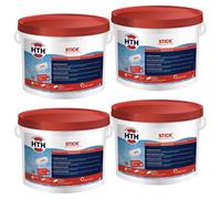 HTH Stick - chlore lent non stabilisé - 18 kg (4 seaux de 4,5 kg)