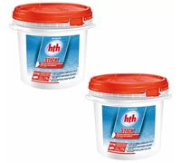 HTH Stick - chlore lent non stabilisé - 9 kg (2 seaux de 4,5 kg)