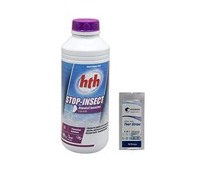 HTH Stop-Insect Liquide - 1L | Répulsif Insectes + 10 Tests HPS OFFERTS 6 en 1