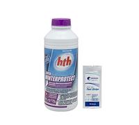 HTH Super WINTERPROTECT Liquide - 1L | Hivernage - Ultra Concentré - Non moussant + 10 Tests HPS OFFERTS 6 en 1