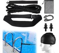 HTHED-Ceinture de natation pour piscine - 3,6 m - Ceinture de natation réglable - Convient pour toutes les piscines sans système de contre-courant - Augmente la force et l'endurance pour les enfants