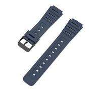 HTHRRFE Bracelet de montre convexe en résine for homme, compatible avec les montres Casio CA-53W, CA-61W, FT-100W, W-520U, étanche, avec accessoires(Blue-B clasp)
