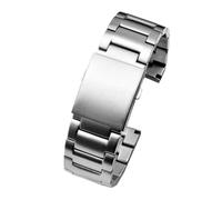 HTHRRFE Bracelet de montre en acier inoxydable for hommes, Compatible avec le Bracelet de montre Seven Friday M2/Q201/02/03, en acier massif, noir, 28mm(3beads-steel)