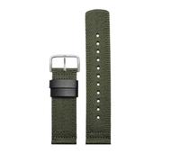 HTHRRFE Bracelet de montre en caoutchouc compatible avec Casio PROTREK Series PRG-601/YB PRW-6611/6621Y, interface plate, bracelet de montre en silicone 24 mm(B army green SK)