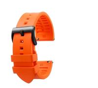 HTHRRFE Bracelet de montre en caoutchouc fluoré 23 mm/24 mm, compatible avec Casio PRW-6600, PRG-600, PRW-60/30/50/70YT, PRJ-B001, orange, vert, marron, chaîne(Orange-Black,23mm)