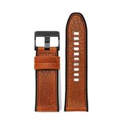 HTHRRFE Bracelet de montre en cuir de vache noir et marron de 28 mm, compatible avec les bracelets de montre SevenFriday M2/02 P1B/01(B-brown-black)