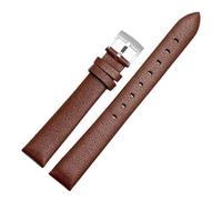 HTHRRFE Bracelet de montre en cuir véritable compatible avec Swarovski 5158972 Armani Fossil Series Bracelet de montre en cuir véritable pour femme 12 14 16 mm, 14mm, Cuir, Pas de pierre précieuse