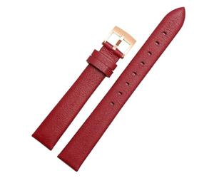 HTHRRFE Bracelet de montre en cuir véritable compatible avec Swarovski 5158972 Armani Fossil Series Bracelet de montre en cuir véritable pour femme 12 14 16 mm, 14mm, Cuir, Pas de pierre précieuse