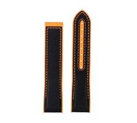 HTHRRFE Bracelet de montre en nylon et silicone compatible avec Omega Seamaster 300 Observatory Ocean Universe 600 Quarter Orange 20 mm 21 mm 22 mm(GREEN BLUE,22mm)