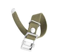 HTHRRFE Bracelet de montre en nylon monobloc 19 mm compatible avec Casio Forester FT500WC FT-500WC AW-80V W-89H, bracelet de montre sport respirant for homme(Army green)