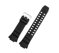 HTHRRFE Bracelet de montre en silicone compatible avec Casio Aviation GW-3000 GW-3500B / 2000 Series Bracelet de montre en résine for homme(Black-silver)