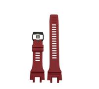 HTHRRFE Bracelet de montre en silicone compatible avec Casio GBA-900-1A/7A/CB, ceinture étanche, noir, rouge, blanc, accessoire for homme(Red)