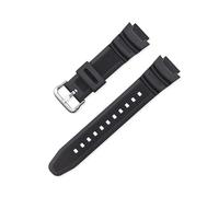 HTHRRFE Bracelet en caoutchouc compatible avec Casio AE-1200WH AQ-S810W MRW-200H Boucle en acier inoxydable 18 mm Bracelet de rechange Casio AE-1000W Accessoires de montre, 18mm, Acétate, Pas de