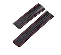 HTHRRFE Bracelet en cuir de vache compatible avec les montres TAG Heuer Carrera F1 Monaco Aquaracer 300/500, avec boucle déployante de 18 mm, for homme(Black no buckle,22mm)