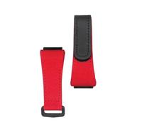 HTHRRFE Bracelet en cuir véritable, compatible avec les bracelets en nylon Richard Mille, RM50/53 for homme, 4 étoiles, 5 étoiles, tournevis, 25 mm(Red black)