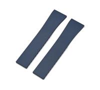 HTHRRFE Bracelet en fluoroélastomère FKM compatible avec Cartier, Rolex, Omega et autres séries de bracelets de rechange tendance et résistants à l'usure(Royal-No buckle,22mm)