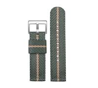 HTHRRFE Bracelet en nylon à dégagement rapide compatible avec Casio PROTREK PRW-6600 PRG-600YB PRG-650 GA2000, bracelet de montre sport étanche en toile for homme, 24 m(Green rice-steel)
