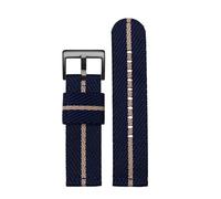 HTHRRFE Bracelet en nylon à dégagement rapide compatible avec Casio PROTREK PRW-6600 PRG-600YB PRG-650 GA2000, bracelet de montre sport étanche en toile for homme, 24 m(Blue beige-black)