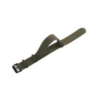 HTHRRFE Bracelets de montre en nylon élastiques originaux plongée rétro bleu foncé noir rouge compatible avec Seiko Universal Men bracelet de montre à boucle noire argentée(Army Green-Black,22mm)