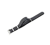 HTHRRFE Bracelets de montre en nylon élastiques originaux plongée rétro bleu foncé noir rouge compatible avec Seiko Universal Men bracelet de montre à boucle noire argentée(Black Gray-Steel,20mm)