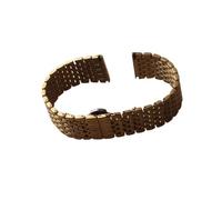 HTHRRFE Bracelets de montre en or en acier inoxydable 14mm 16mm 18mm 20mm 22mm, Bracelet de montre à Quartz, accessoires de bande plus fins for hommes et femmes(18mm)