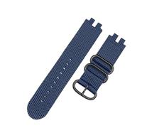 HTHRRFE Compatible avec Casio PRW-3000 PRW3000/3100/6000/6100Y PROTREK Bracelet de montre modifié en nylon étanche for montre de sport de plein air(Blue black)