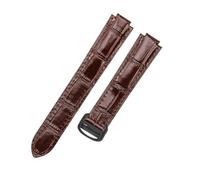 HTHRRFE Compatible avec le bracelet Cartier Ballon Bleu avec couche de tête en cuir de veau compatible avec le bracelet de montre Cartier en cuir de vache véritable 8 x 14 8 x 16.(Brown-BK-Z4,14x22mm)