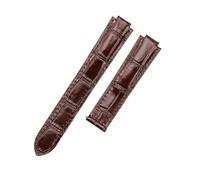 HTHRRFE Compatible avec le bracelet Cartier Ballon Bleu avec motif crocodile, bracelet en cuir de vachette véritable compatible avec le bracelet Cartier en cuir de vache véritable 8 x 14 8 x 16
