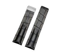 HTHRRFE Compatible avec les bracelets en cuir Breitling Super Marine Avenger Super Marine Aviation Timing for hommes, outil d'installation de bracelet 22 mm 24 mm(Black-01,24mmNO Buckle)