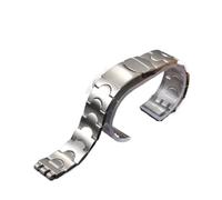 HTHRRFE Modèle spécial Bracelet de montre en acier inoxydable massif de 22 mm compatible avec Swatch YRS403 406 G007401 402 409 410 Bracelet de montre en argent(SWQ-03(19.5mm))