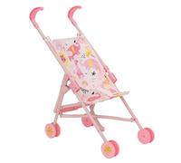 HTI BabyBoo Poussette Simple,Poussette poupée,Poussette bébé,Poussette bébé,Poussette Pliable Enfants,Jouet Jeu de rôle,Poussette Enfants à partir de 2 Ans TW300.19 Rose Taille Unique