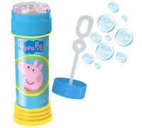 HTI Peppa Pig Solution à bulles 2 en 1 50 ml avec baguette à bulles et labyrinthe | Liquide à bulles amusant excellent pour les fêtes d'enfants et adultes - 1 lot
