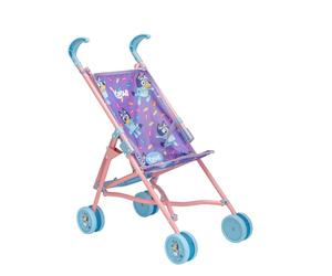 HTI Poussette de Poupée Bluey Junior | Buggy et Parapluie Facile à Plier pour Enfants